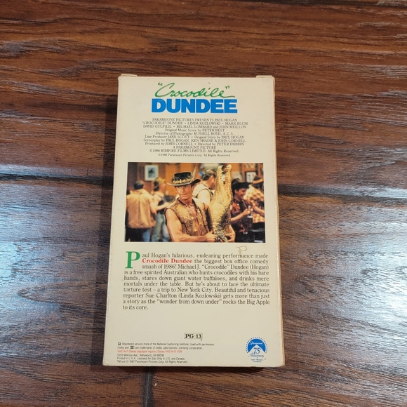 Media Crocodile Dundee Vhs Poshmark